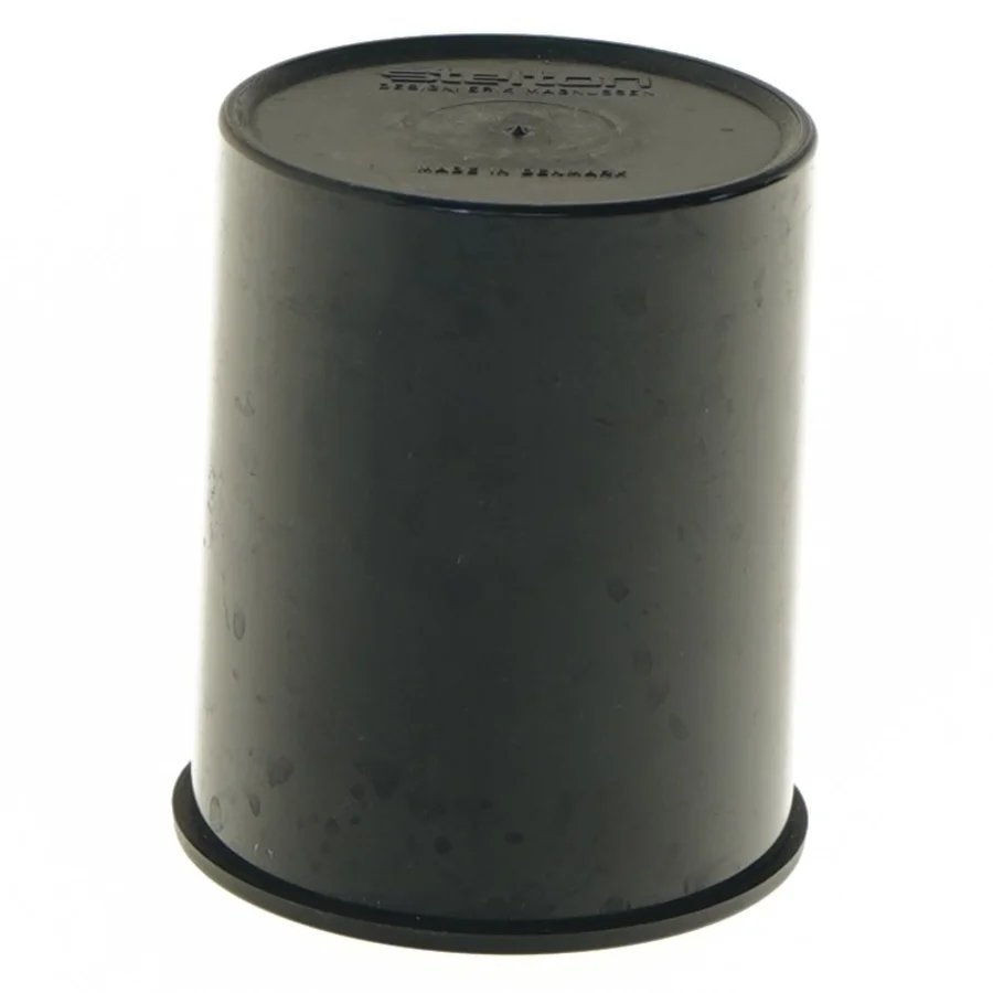 Sort opbevaringsbeholder med låg fra Stelton (str. 7,5x10 cm)