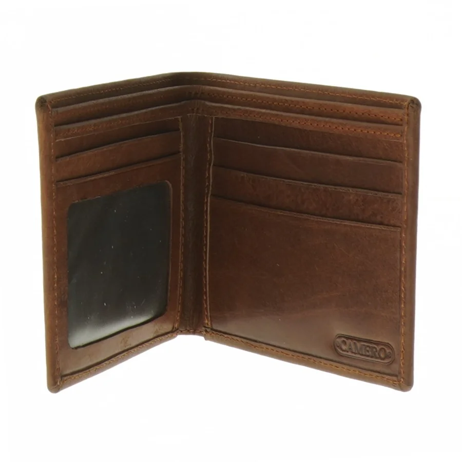 Læder pung fra AMERO (str. 11x9 cm)