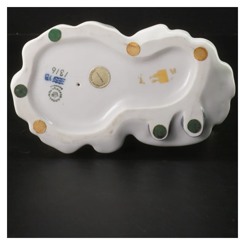 To Amagerpiger, Royal Copenhagen figur 1316 (str. 19x17 cm) fra Royal Copenhagen