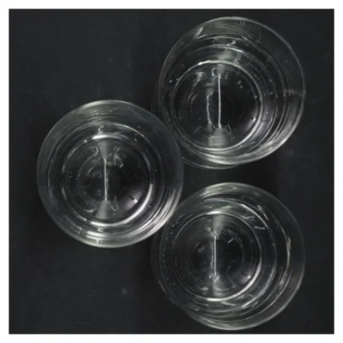 Glasvandglas (str. Ø 8 cm. længde, 11 cm)