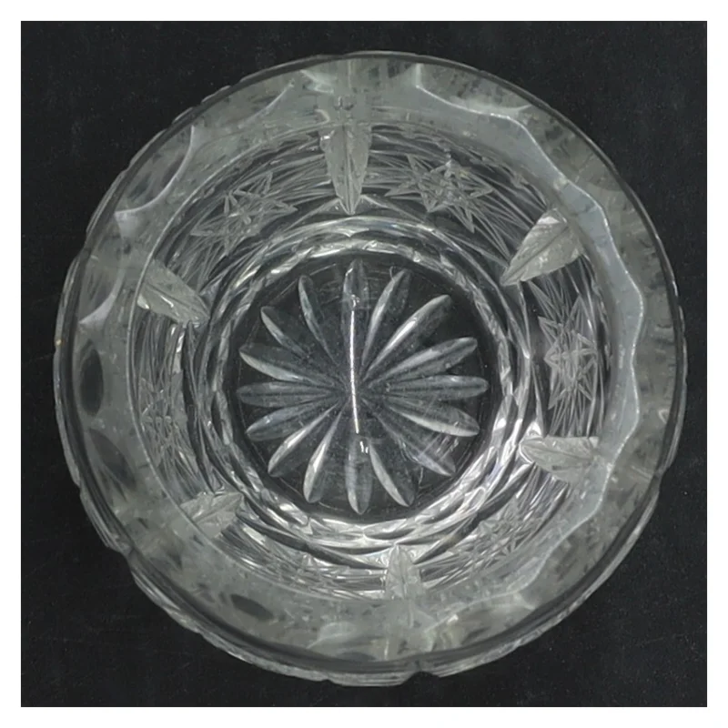 Krystalglas vase (str. H. 10 cm. ø. 6,5 cm)