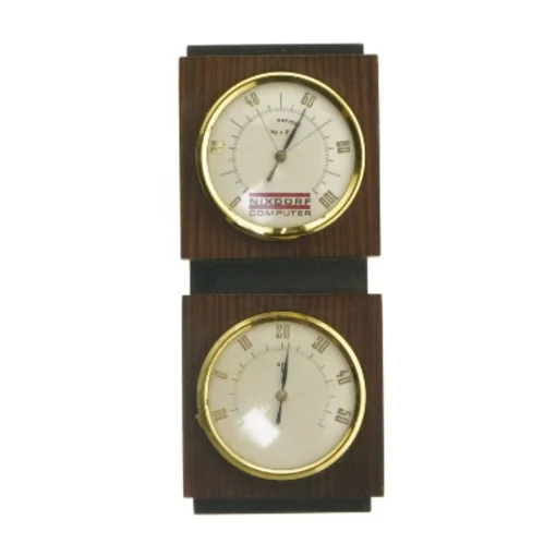 Nixdorf termometer og hygrometer fra Nixdorf (str. 19x8 cm)