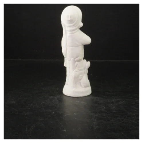 Hvid porcelæn figur (str. 19 cm)