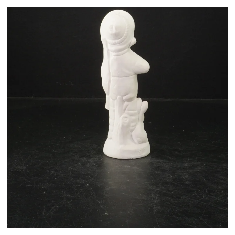 Hvid porcelæn figur (str. 19 cm)