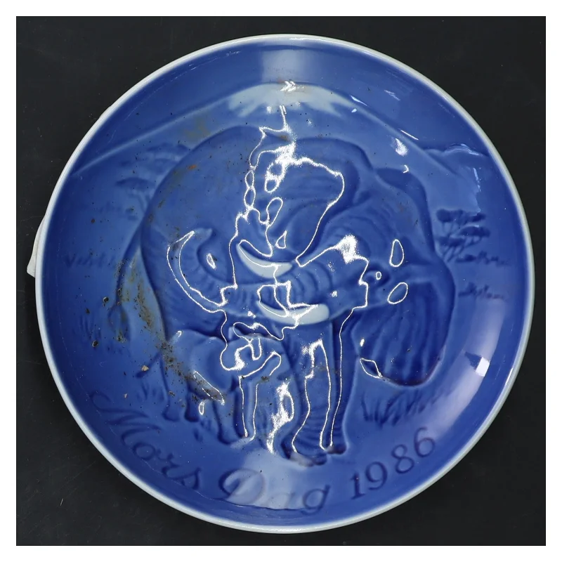 Royal Copenhagen mors dag platter fra 1986 fra B&G (str. Ø 15 cm)