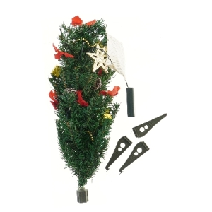 Upside down juletræ med belysning fra Jysk (str. 60 cm)