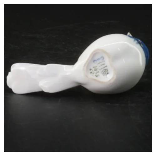 Porcelænsfigur af fugl fra B&G (str. Længde. 12,5 cm)