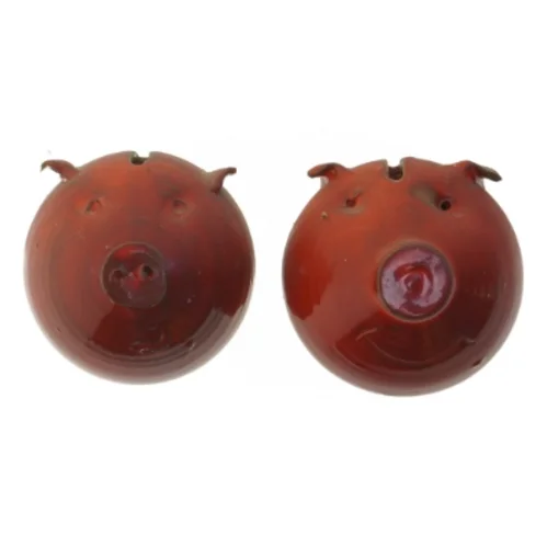 Keramiske griseformede dekorationer (str. Ø 12 cm)