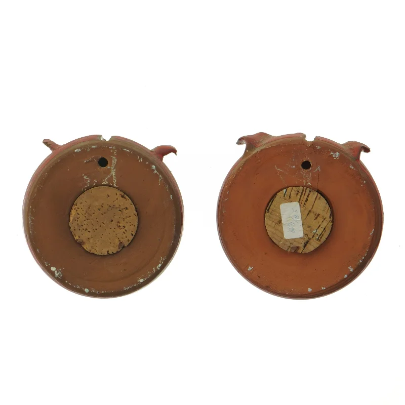 Keramiske griseformede dekorationer (str. Ø 12 cm)