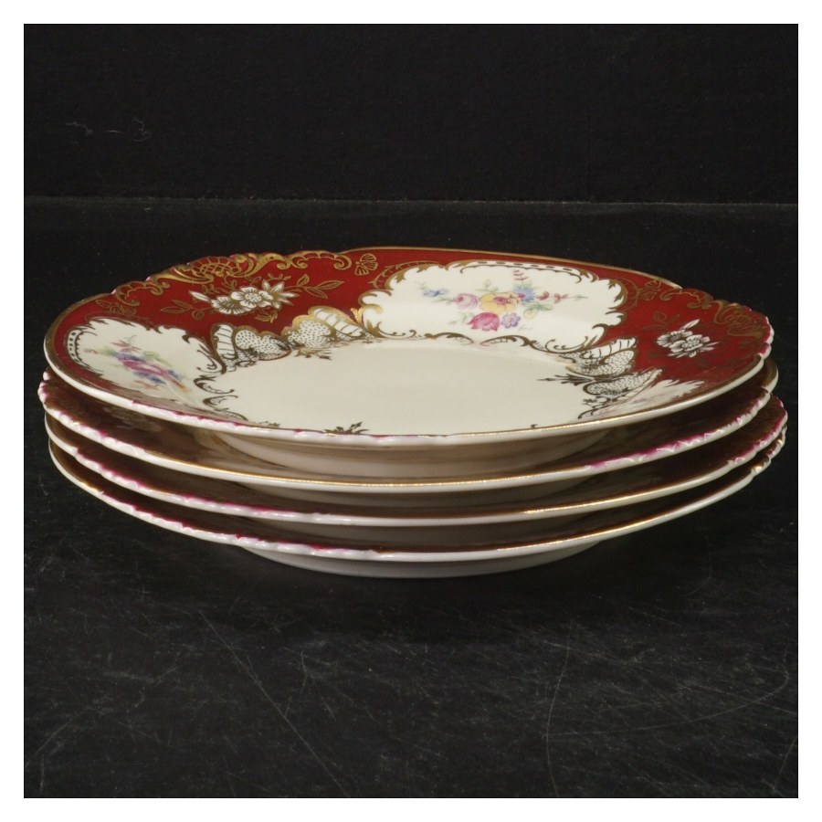 Dekorative tallerkener, 4 stk. (str. Ø. 17 cm. 4 stykker)