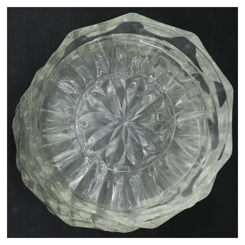 Seks glaskåle fra Reims (str. Ø. 14 cm. 6 styk)