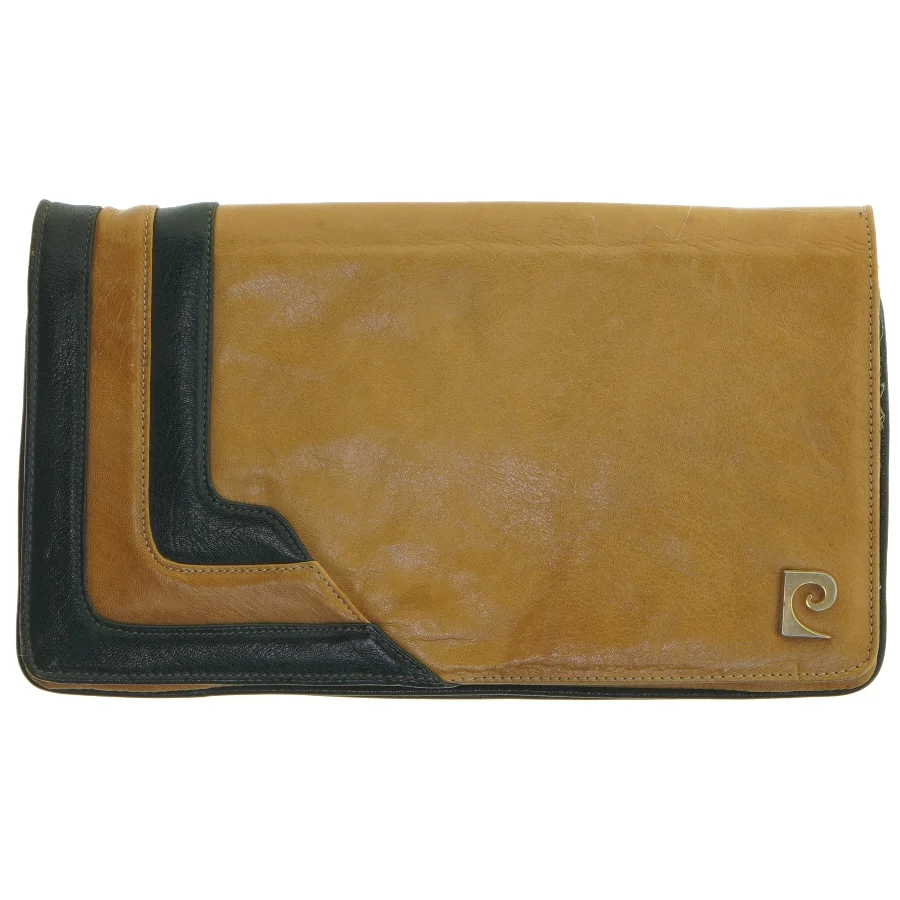 Læder clutch taske (str. 28,5x16,5 cm)
