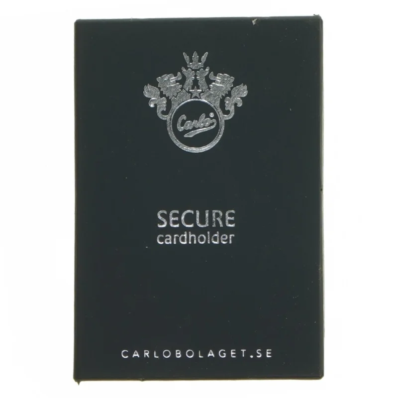 Kortholder i læder fra Carlo Bolaget (str. 9,5x6,5 cm)
