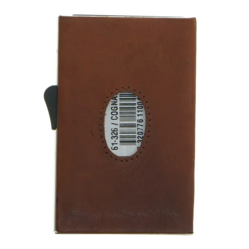 Kortholder i læder fra Carlo Bolaget (str. 9,5x6,5 cm)