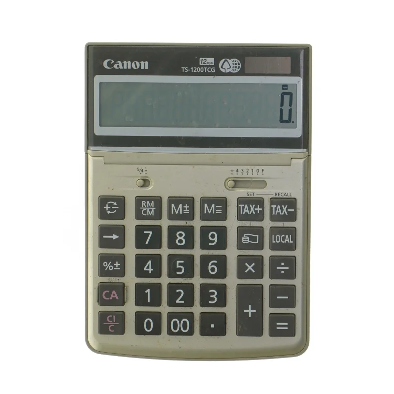 Canon bordlommeregner fra Canon (str. 18x13 cm)
