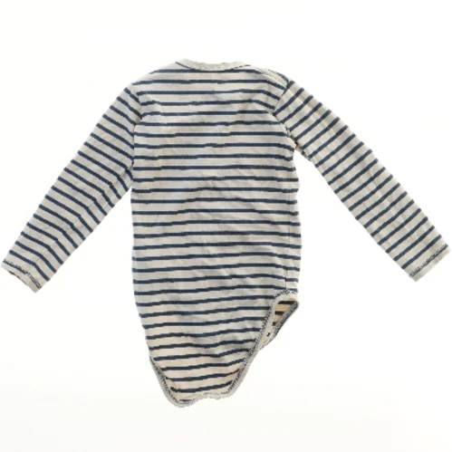 Langærmet stribet bodystocking fra Hust (str. 92)