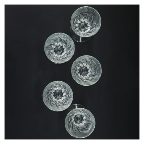 Sæt med 5 vinglas (str. 15,5x6,5 cm)