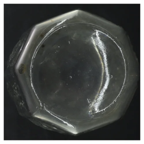 Glasvase fra France (str. Ø. 11 cm. længde, 29 cm)