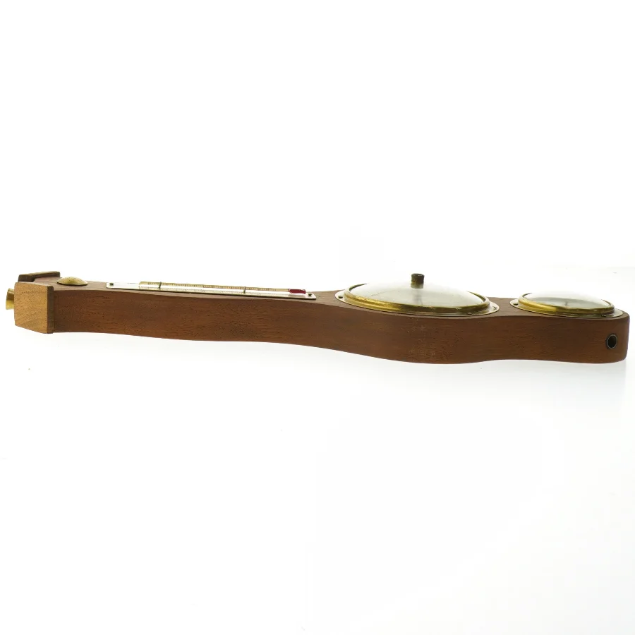 Vægbarometer med termometer (str. 38 cm)