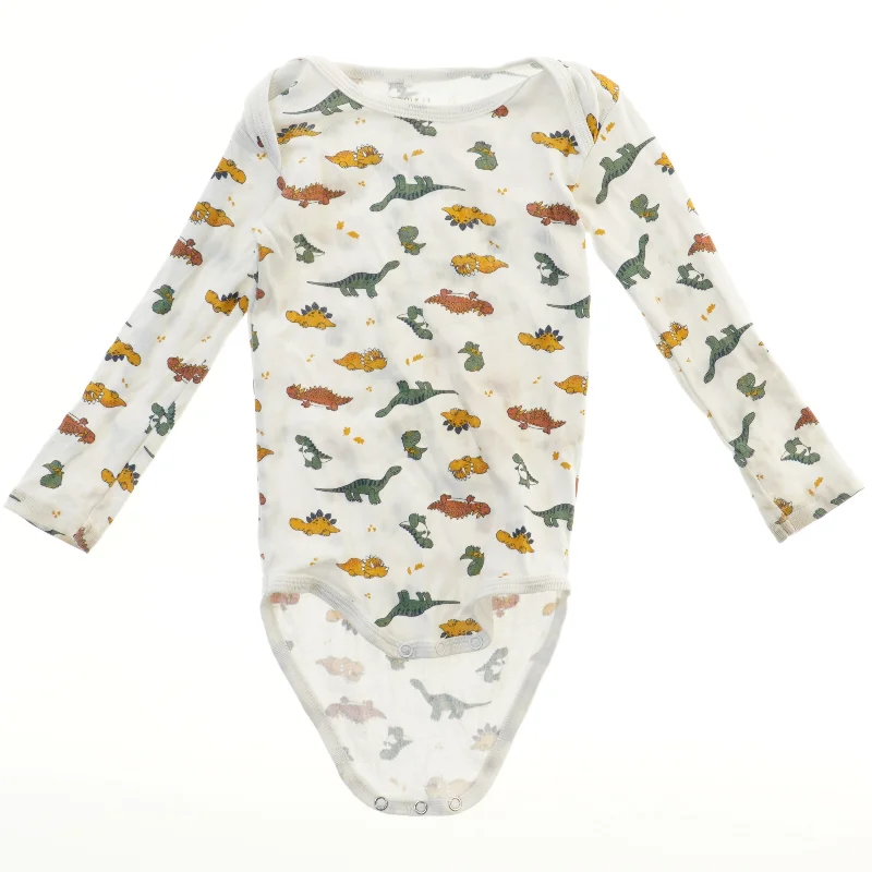 Langærmet bodystocking med dinosaurer fra Name It (str. 98)