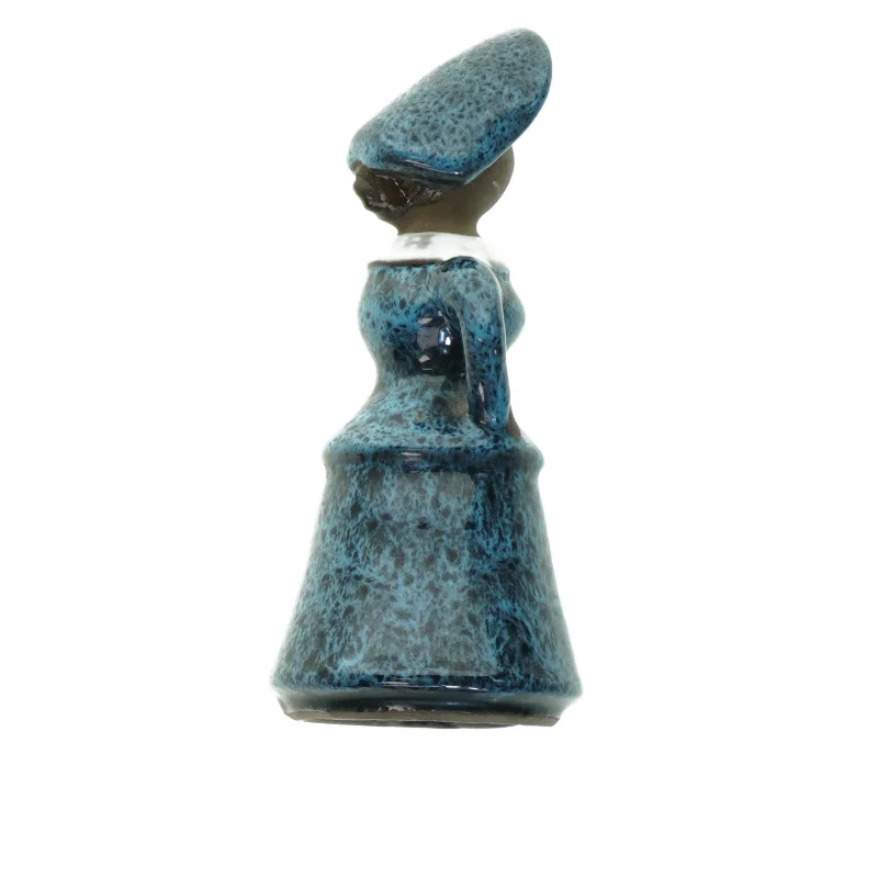 Keramikfigur af en kvinde (str. 15 cm)