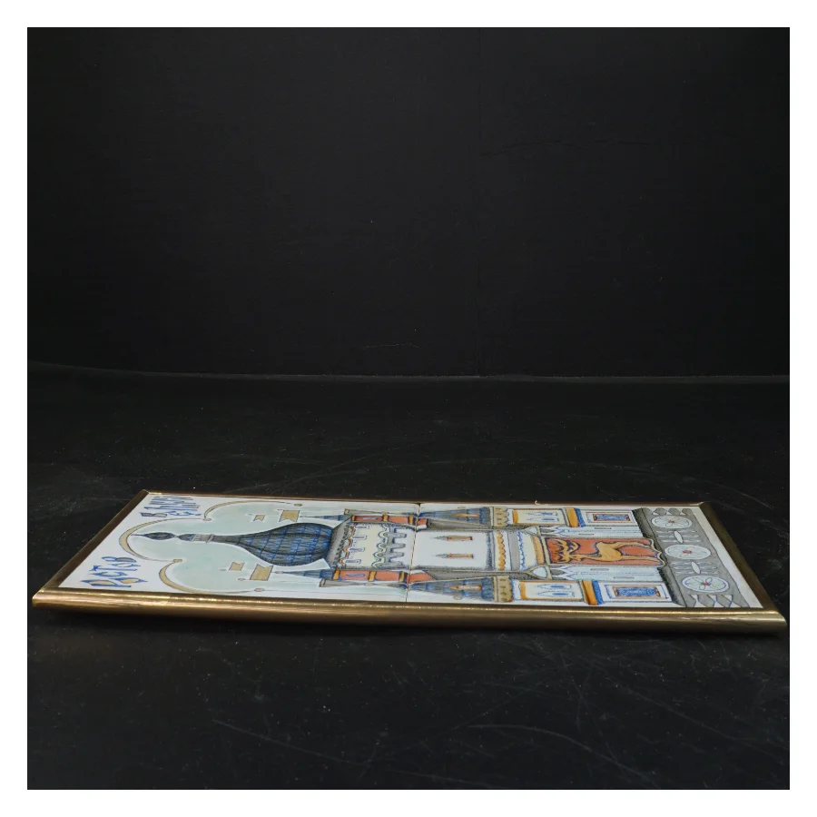 Dekorativt keramik billede af Rostov fra Rusland Tror Jeg (str. 30x15 cm)