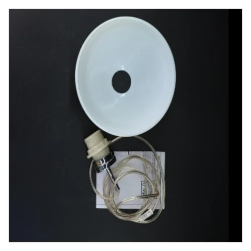 Moderne glas pendellampe fra Halo Tech Design (str. Ø 19,5 cm)