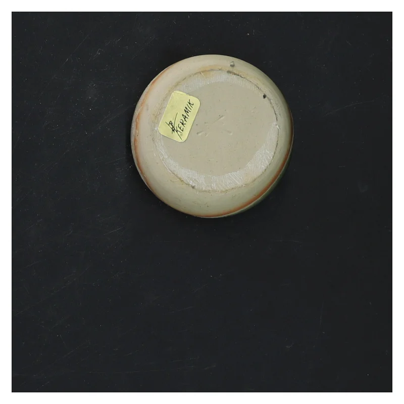 Keramisk skål med låg (str.  6x6 cm)