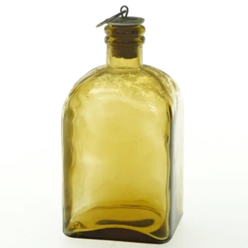 Antik glasflaske (str. 15 cm)