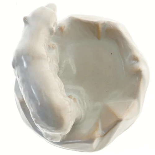 Michael andersen Porcelæns isbjørn figur (str. Ø 20 cm)