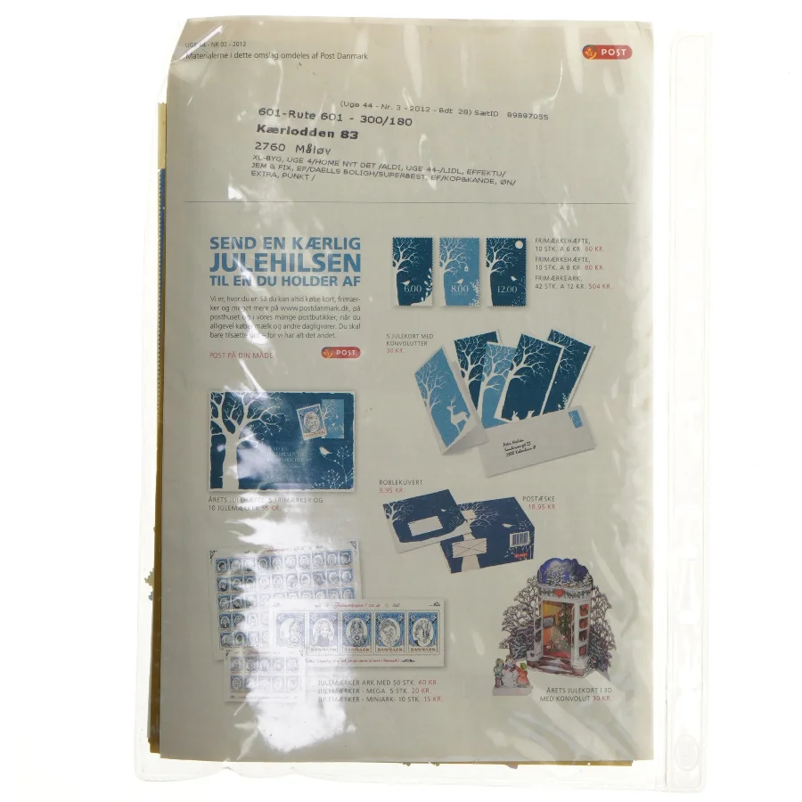 Samling af frimærker og postkort