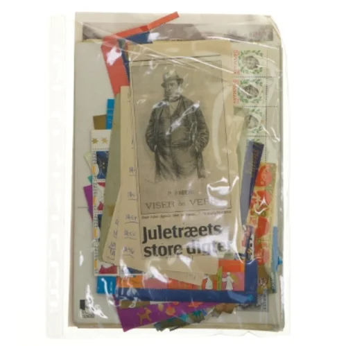 Samling af frimærker og postkort