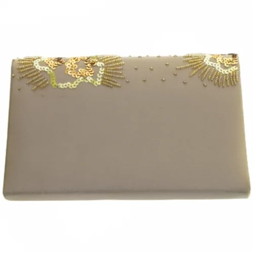 Broderet clutch taske (str. 20x12 cm)