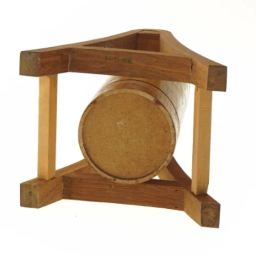 Vodkaflaske med træholder (str. 43 cm)