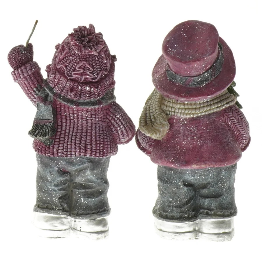 Dekorative snedækkede figurer (str. 14 cm)