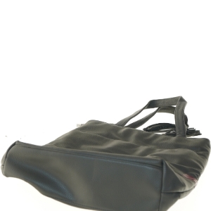 Grå skuldertaske (str. 39x38 cm)