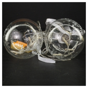 Lyskugle til batteri, 2 stk fra Conzept (str. Ø 10 cm)