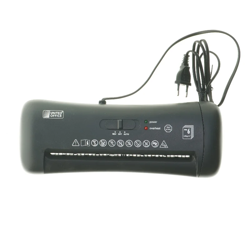 Dokumentmakulator fra United Office (str. 31x7x10 cm)