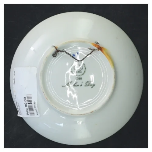 Mors Dag 1980 dekorativ tallerken fra Bing & Grøndahl (str. Ø 15 cm)