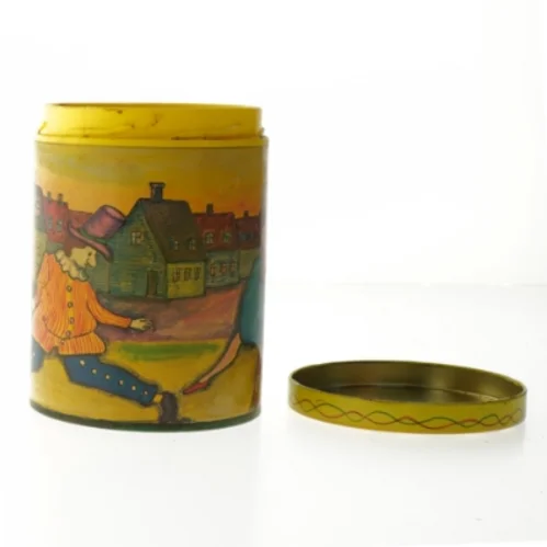 Kunstdåse (str. Ø. 11,5 cm. længde, 15 cm) fra Irma