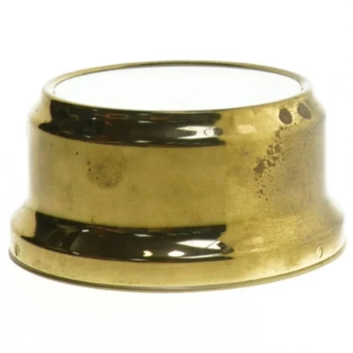 Vintage barometer i messing fra Jerger (str. Ø 12,5 cm)