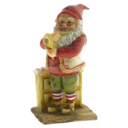 Nissefigur i keramik (str. 11x5x5 cm)