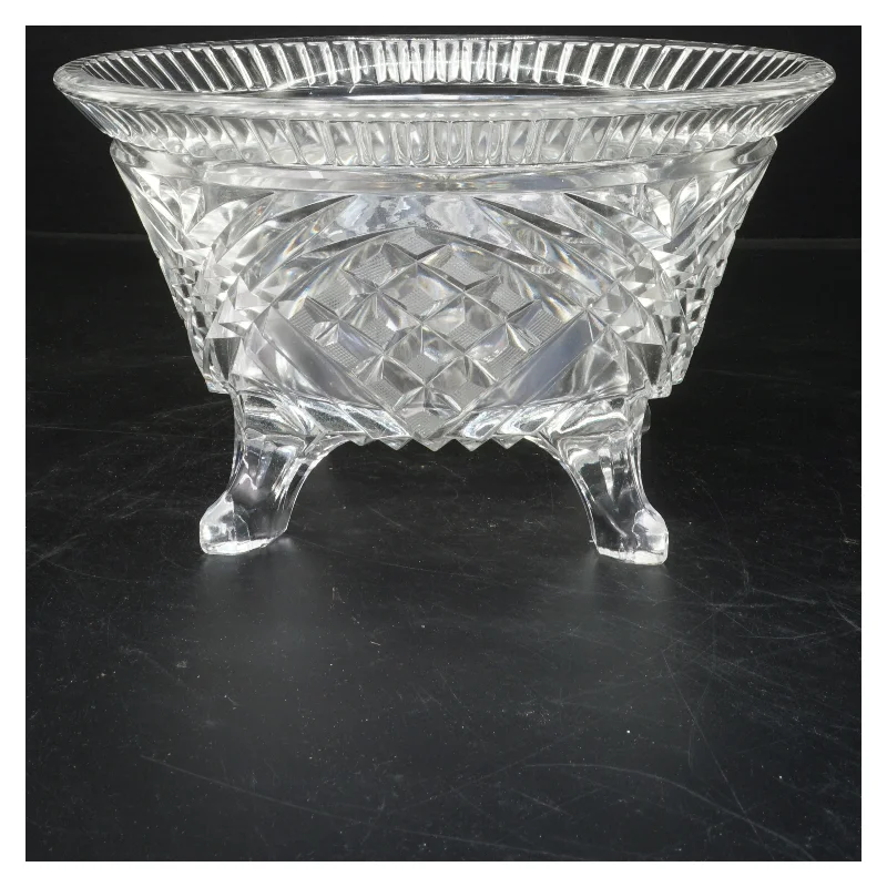 Glaskrukke på ben (str. 25x15 cm)