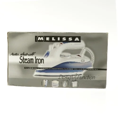 Melissa dampstrygejern fra Melissa (str. 28x12 cm)