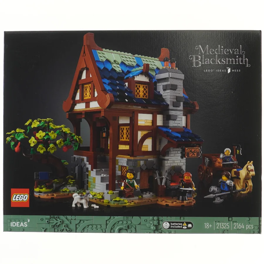 LEGO Medieval Blacksmith sæt fra Lego (str. 47,5x37,5 cm)