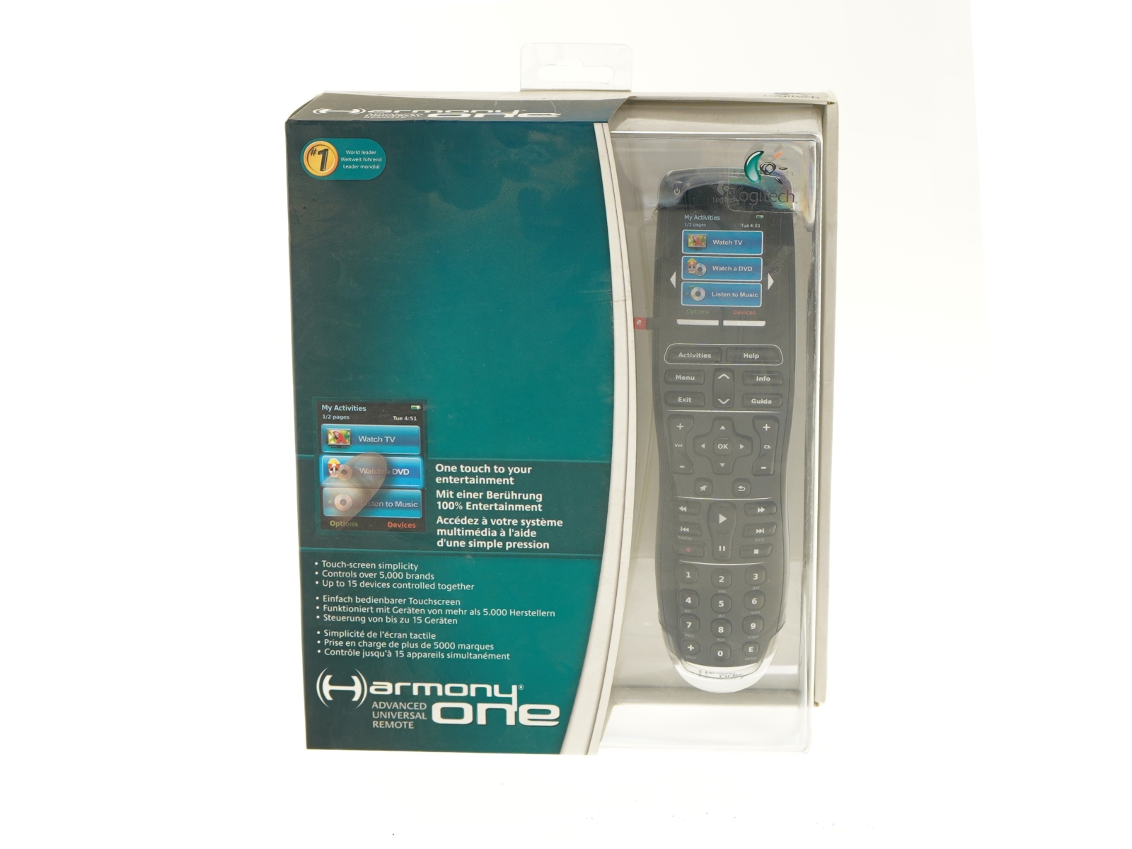 Logitech Harmony One Universal Fjernbetjening fra Logitech (str. 26x22 cm)