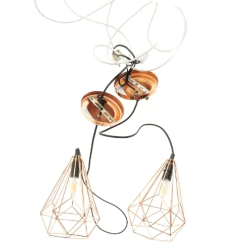 Kobber pendellamper fra Rohs (str. Ø 18x25 cm)