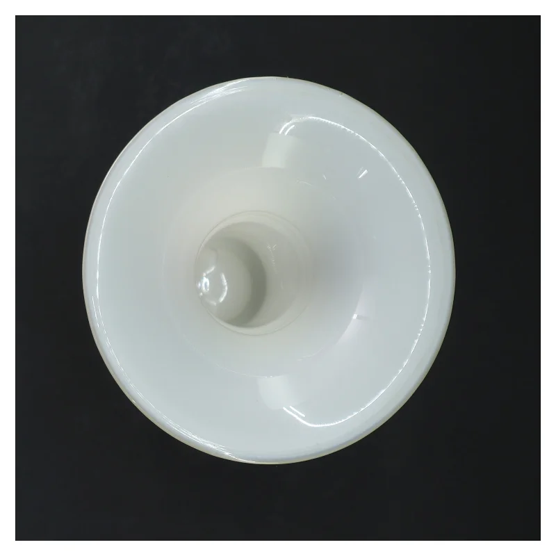 Hvid vase holmegaard (str. 19 cm)