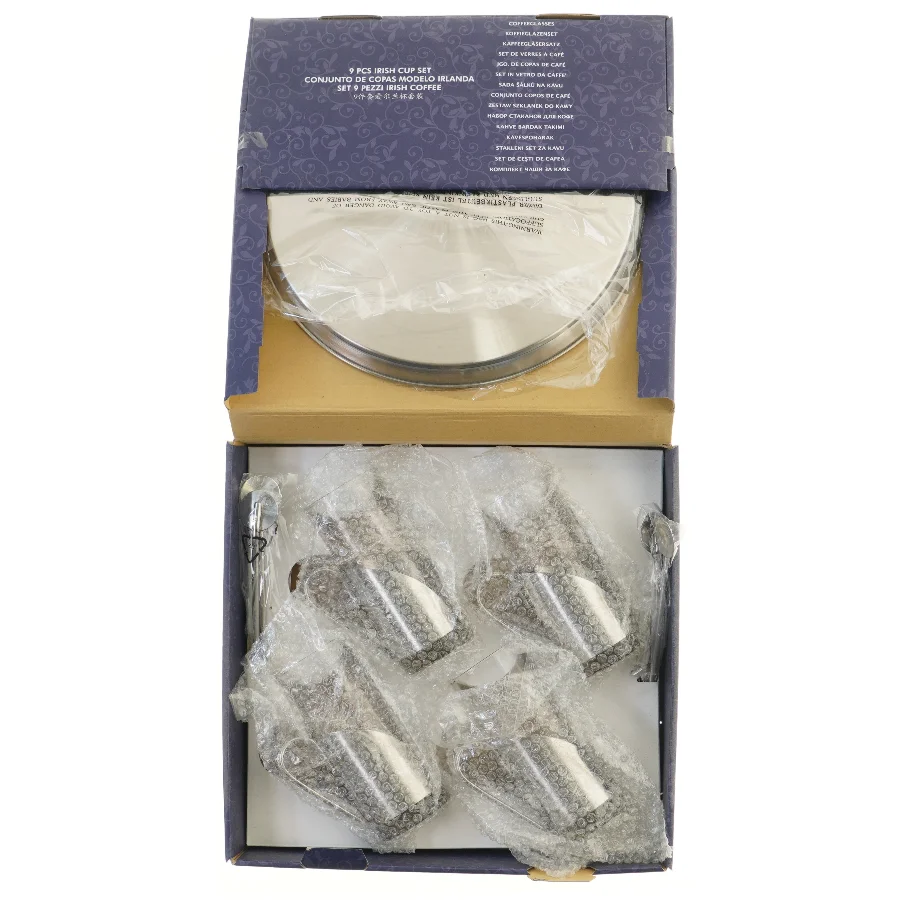 LinkLife 9-delers sæt med irske kaffekrus fra LinkLife