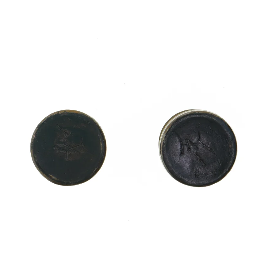 Keramiske lysestager fra Kähler (str. Ø. 7 cm længde. 9 cm)